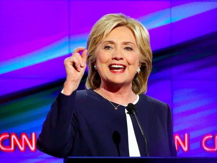 Everyone's declaring Hillary Clinton the big winner of the debate