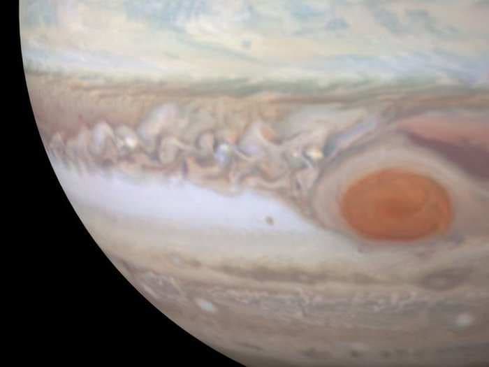 A new Hubble Telescope video of Jupiter revealed something astronomers haven't seen before
