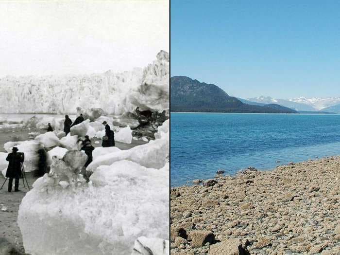 Before and after pictures show how climate change is destroying the earth
