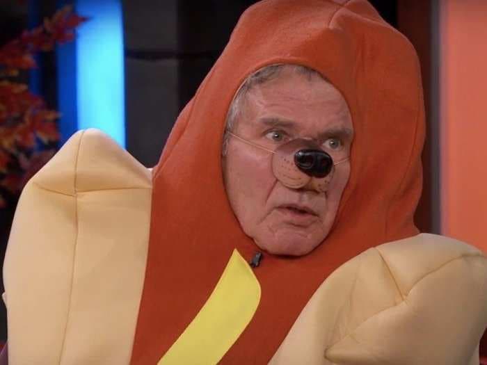 Harrison Ford opens up about his plane crash on 'Jimmy Kimmel'-in a hot dog costume