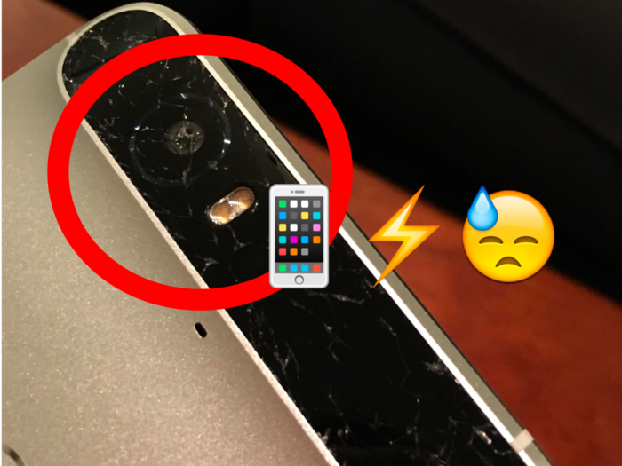 Some people say that the glass on Google's latest flagship smartphone is suddenly shattering