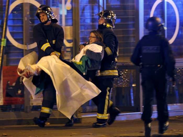 Horrifying images from a night of terror in Paris