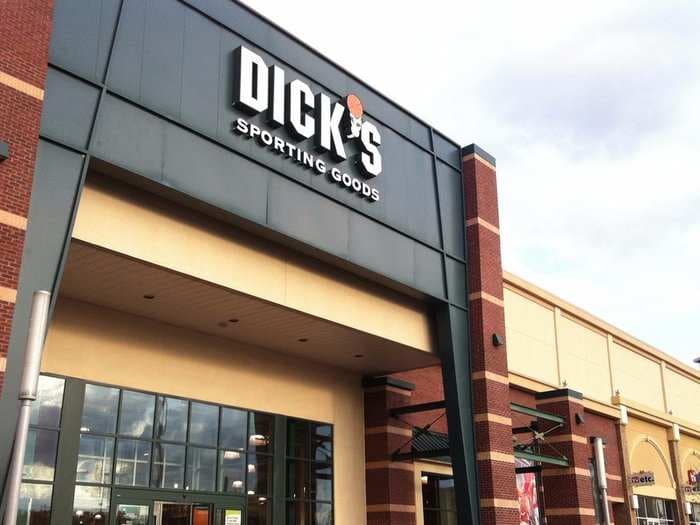 Dick's is crashing