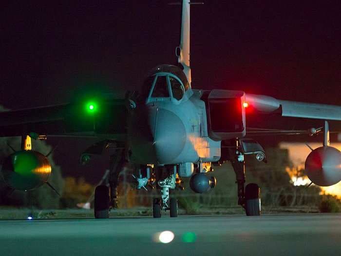 Here are the first pictures of RAF jets preparing to bomb ISIS in Syria