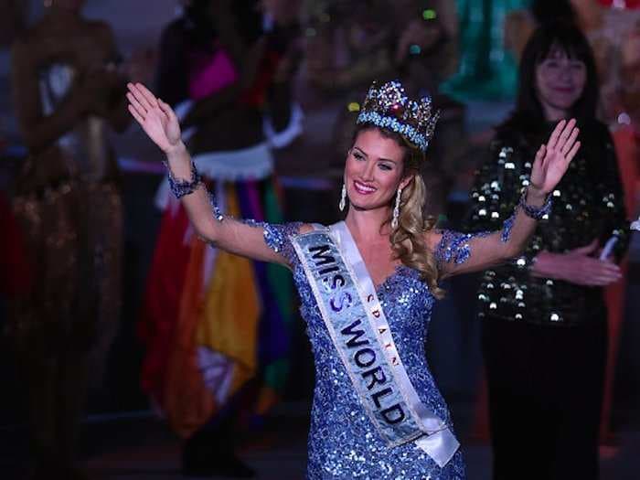 Miss Spain is crowned Miss World