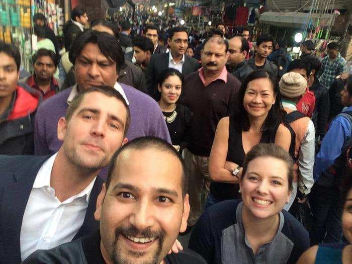 OMG! Facebook visits Gaffar
market in Delhi! <b></b>