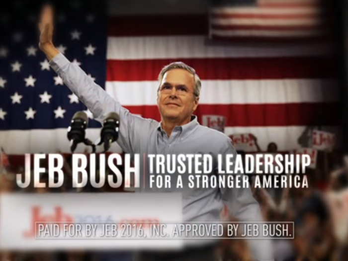 Jeb Bush releases 60-second TV ad attacking 'jerk' Donald Trump