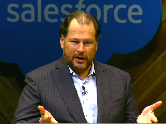 There's a reason why Salesforce CEO Marc Benioff is the loudest Fortune 500 CEO on Twitter