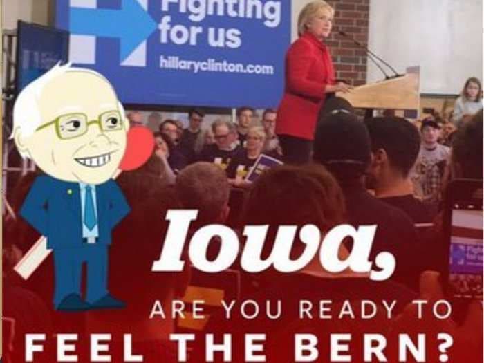 Bernie Sanders is using Snapchat to try to win over young voters