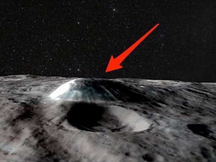 NASA just released footage of the most mysterious pyramid in the solar system