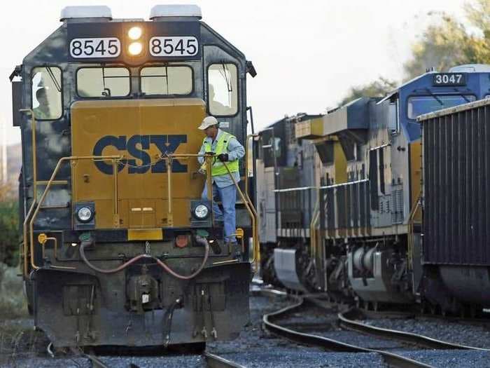 Railroad titan CSX expects the economy to be 'challenging' in 2016
