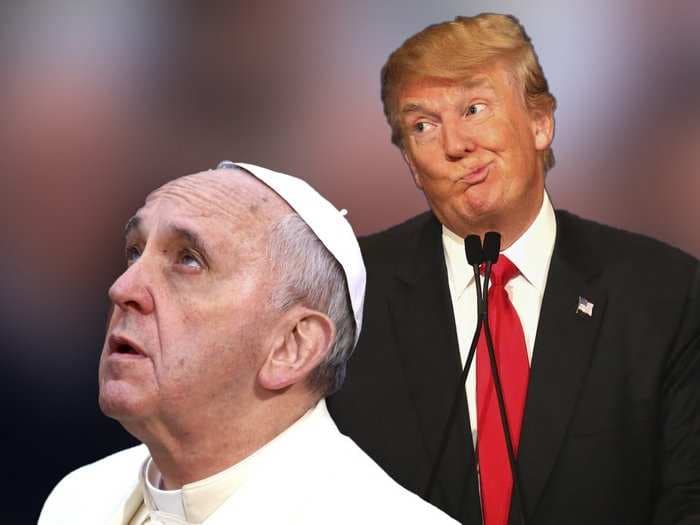 Watch Pope Francis take down Donald Trump: 'This man is not a Christian' 
