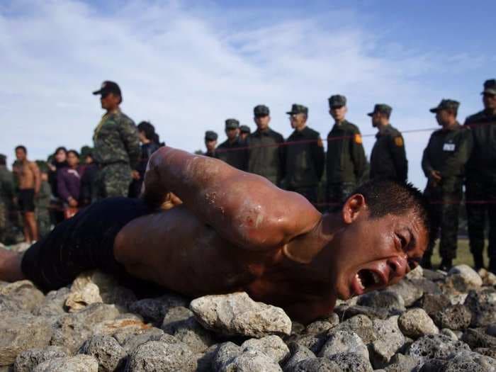 The 'Road to Heaven,' one of Taiwan's most brutal military training events