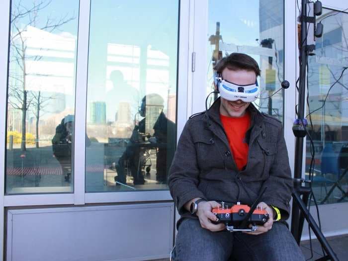 We went to the 'NASCAR for drone races' - here's what it was like