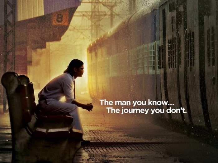 Here’s the official poster
of Dhoni’s biopic