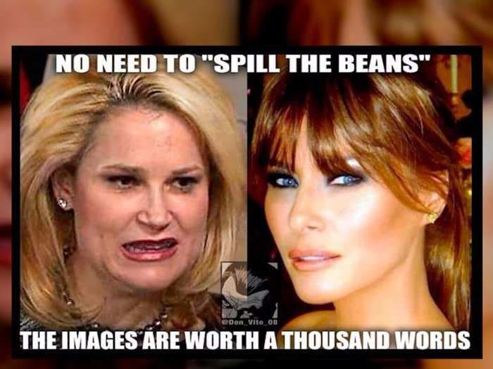 'The images are worth a thousand words': Trump shares a meme attacking Ted Cruz's wife