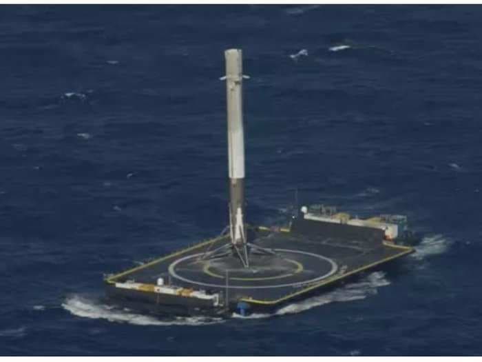SpaceX just made history and landed a rocket on a ship
