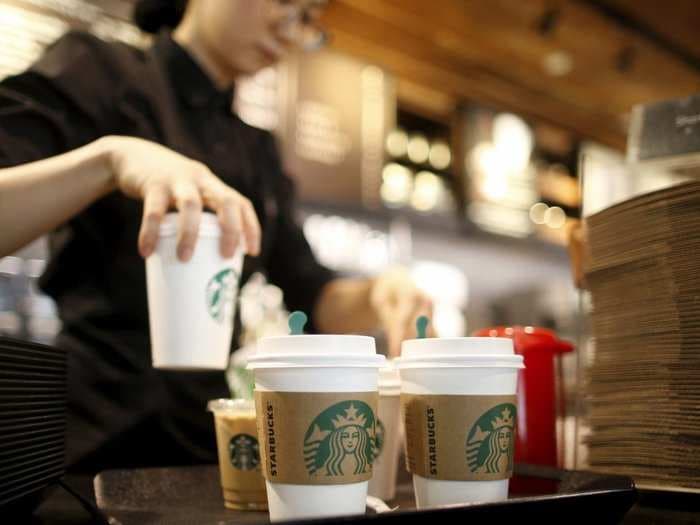 Starbucks earnings meet expectations, stock falls 5%