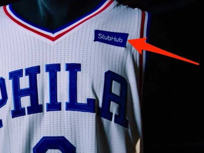 The 76ers are the first NBA team to sell a jersey ad
