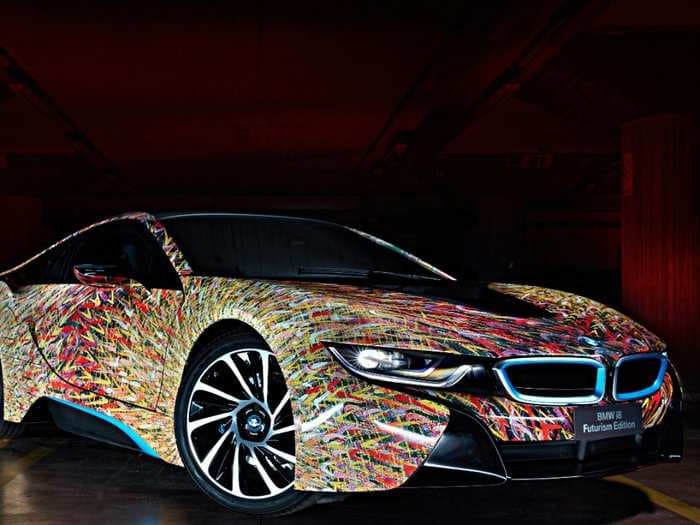 BMW transformed its hybrid sports car into an incredible piece of art