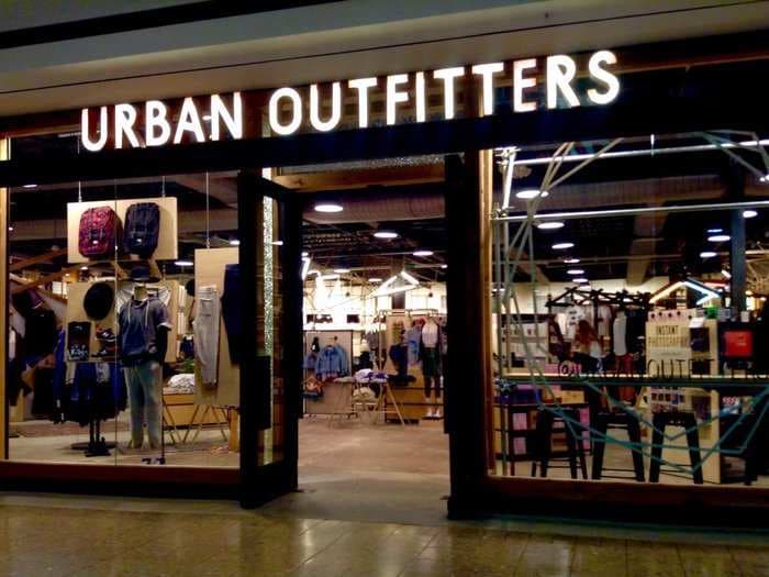 Urban Outfitters is soaring after a surprise beat on sales