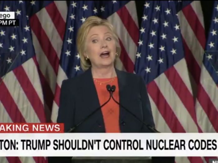 HILLARY CLINTON ROASTS TRUMP: 'Dangerously incoherent'