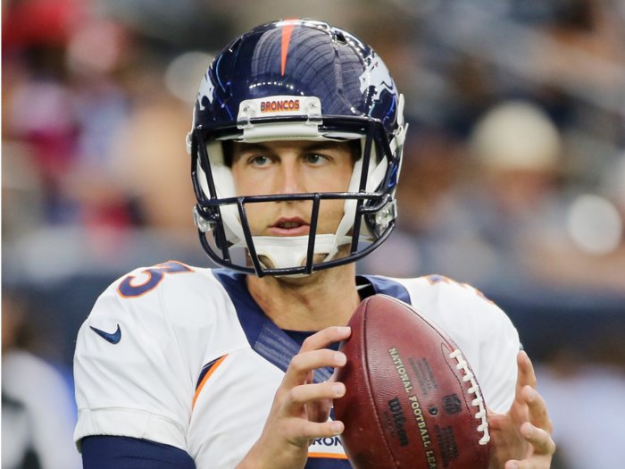 A 24-year-old quarterback who's never thrown an NFL pass has emerged as a dark horse to start for the Denver Broncos