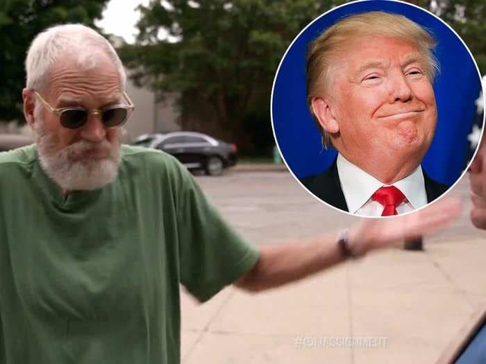 David Letterman says 'despicable' Donald Trump proves 'anyone can grow up to be president'