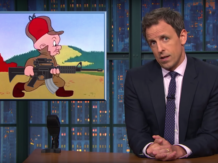 Seth Meyers takes a closer look at how easy it is to buy guns in America