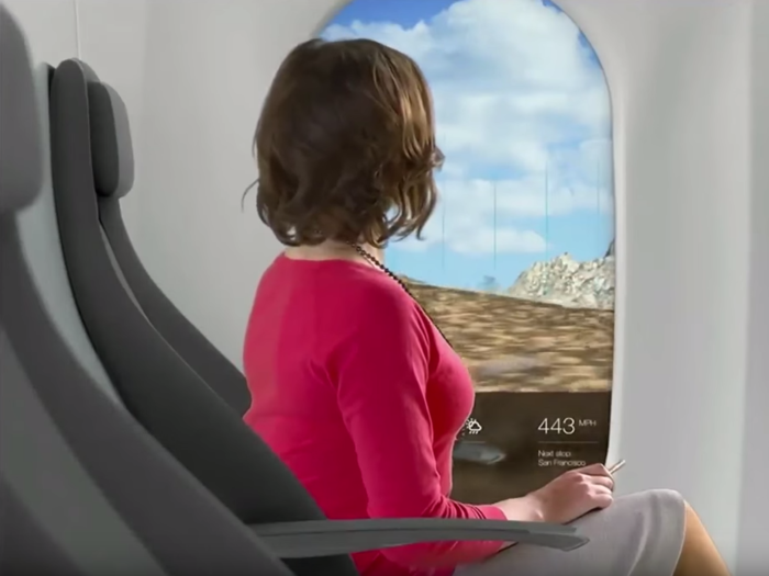 This is what the inside of Hyperloop pods could look like