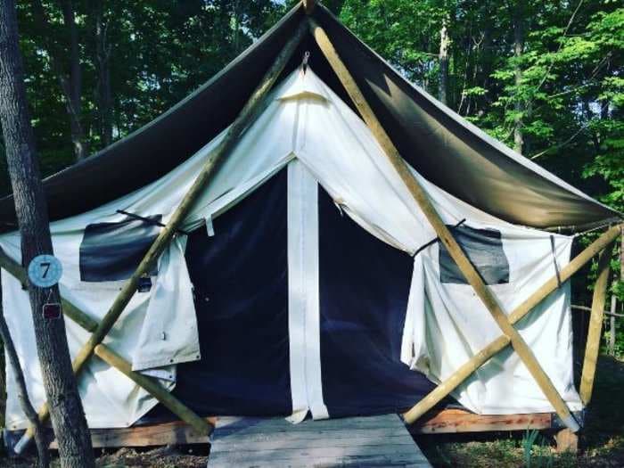 I spent 3 nights 'glamping' - here's what it was like