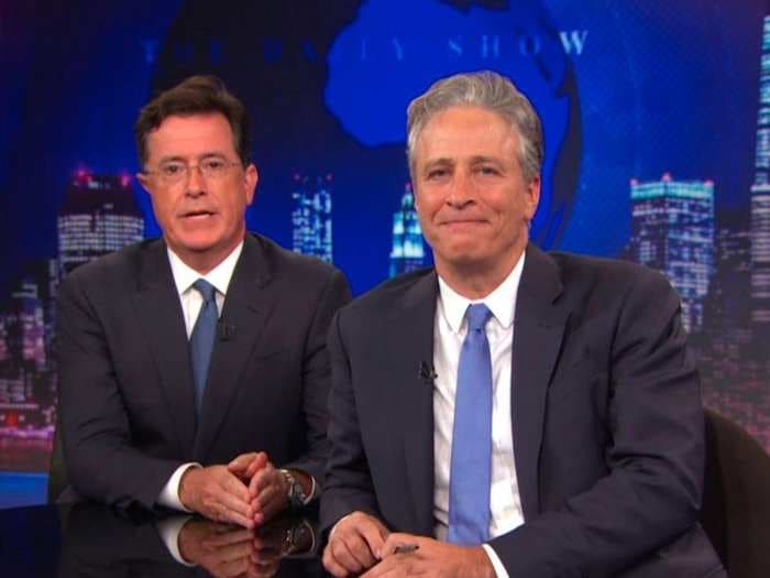 Jon Stewart is reuniting with Stephen Colbert to cover the Republican convention on 'Late Show'