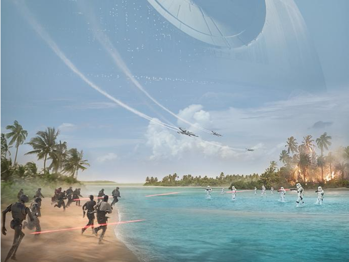 The Death Star returns in this amazing new poster for the next 'Star Wars' movie 'Rogue One'