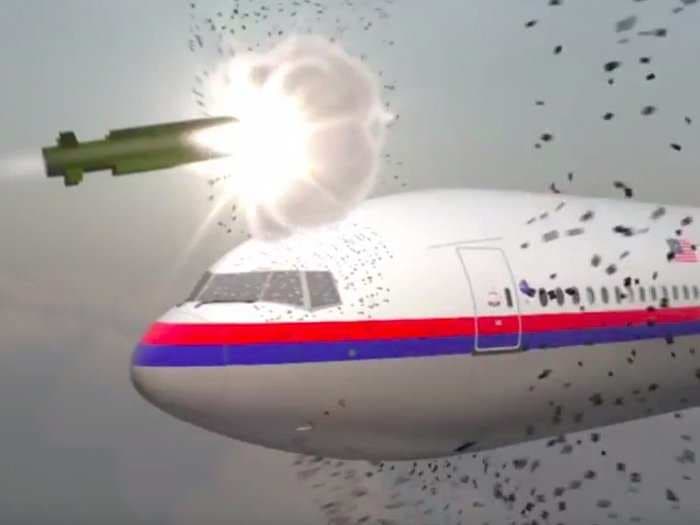 Chilling animation shows how MH17 was shot down with a Buk surface-to-air missile