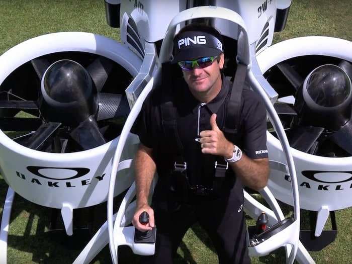  Bubba Watson's newest golf toy is a $200,000 jetpack golf cart 