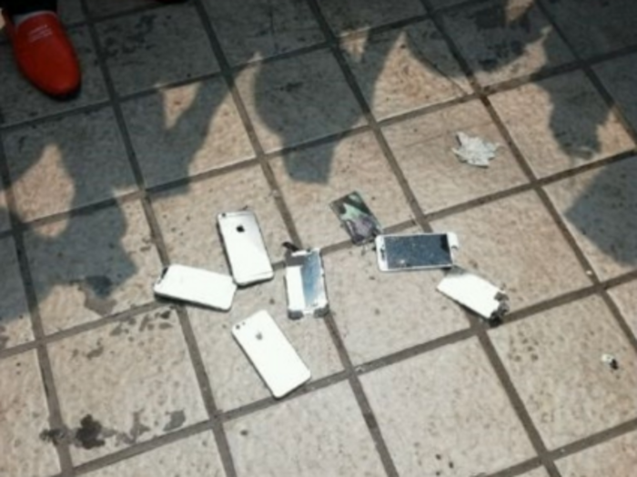 Chinese protestors smashed iPhones because Apple is a symbol of America