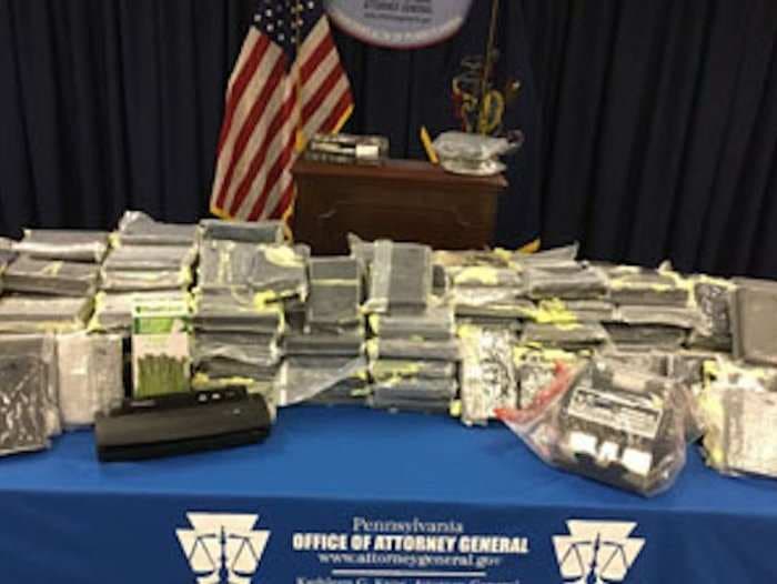 Philadelphia police say they busted a drug ring and captured $23 million in cocaine