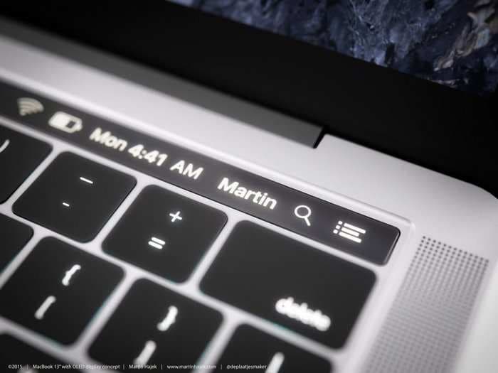 You'll be able to unlock the new MacBook with your fingerprint