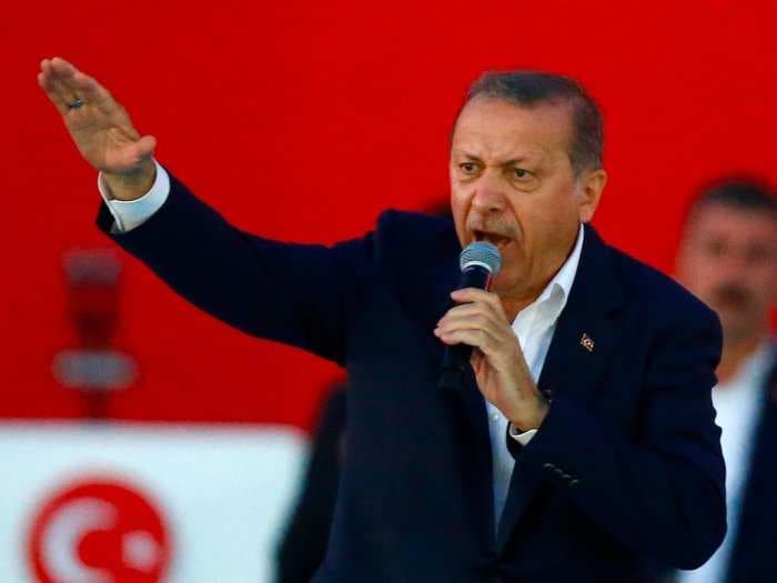 The West 'contradicts the values it is defending': Erdogan blasts the international response to the Turkey coup