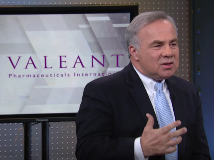 Valeant is leaping after reporting mixed earnings