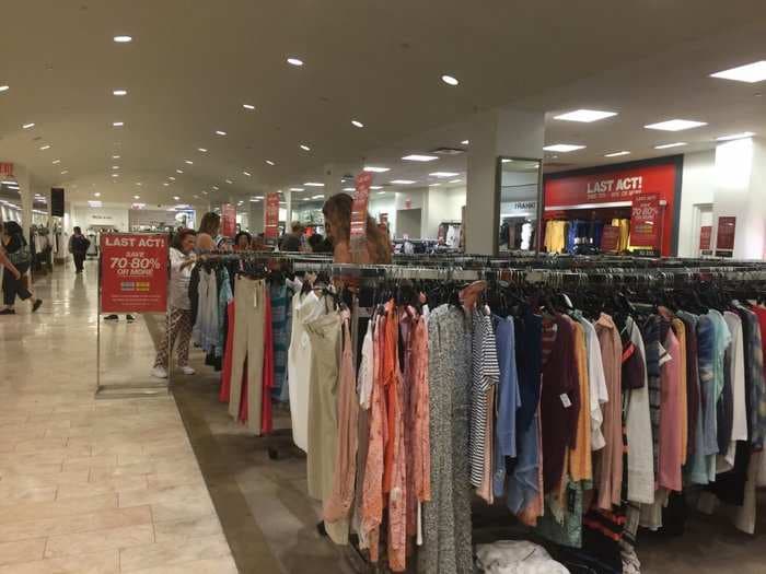 We went to Macy's and saw how the brand is neglecting stores