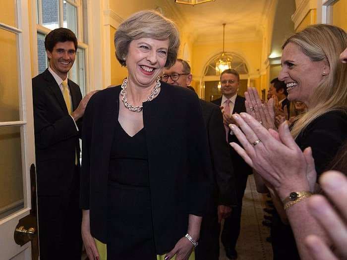 Theresa May has capped pay for all government advisers - apart from her own