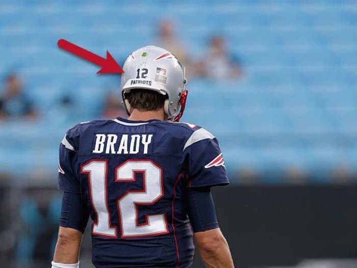 Tom Brady appears to be staging his own silent protest during games - against the NFL