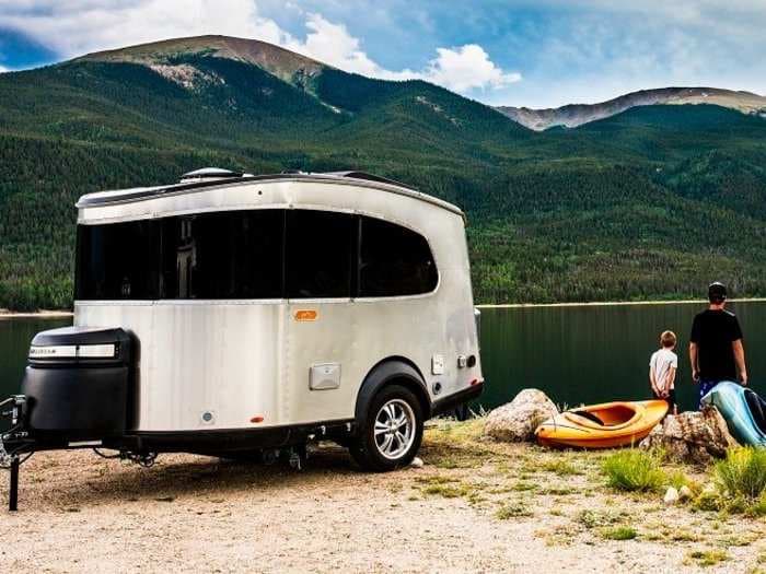 Say hello to a tiny Airstream trailer - that's just as stylish as the classic