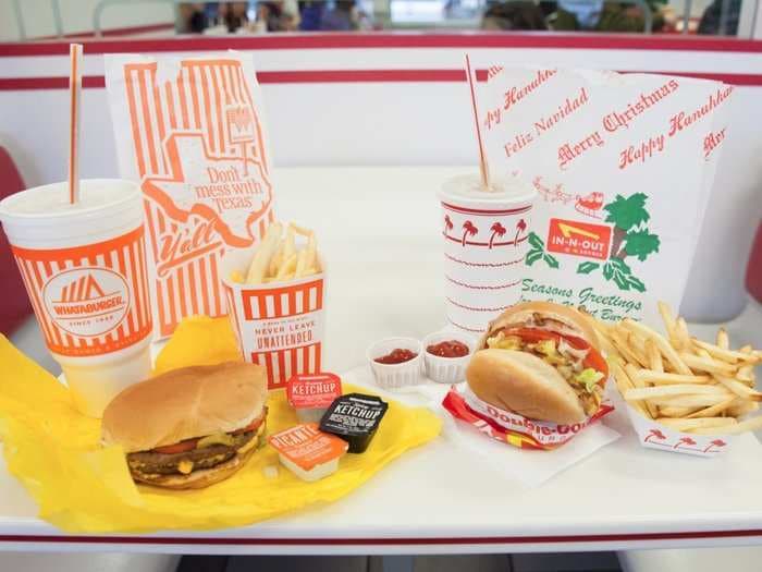 I tried In-N-Out and Whataburger side by side - and it's clear who makes a better meal