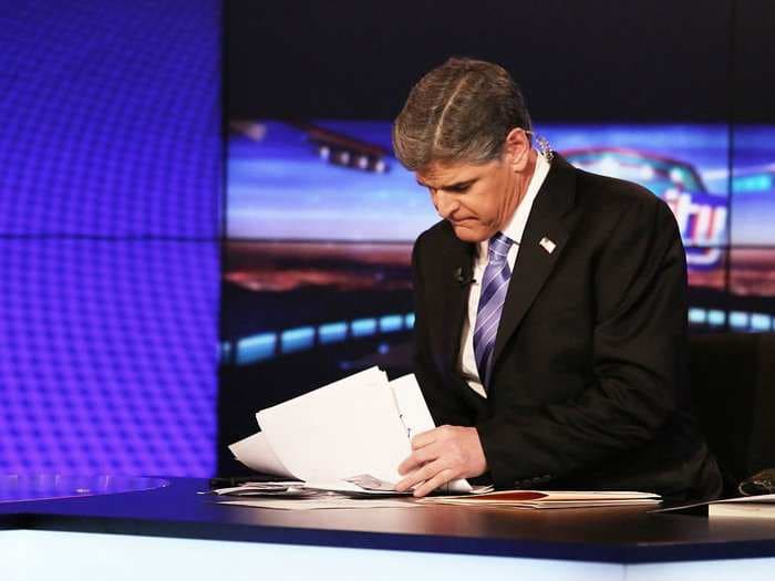 Sean Hannity lives on an island at Fox News