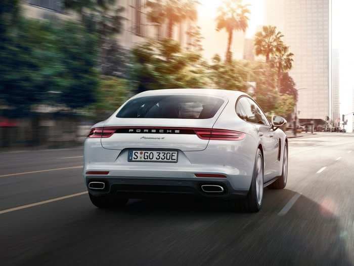 Porsche unveiled a new model of its Panamera hybrid - and it looks amazing