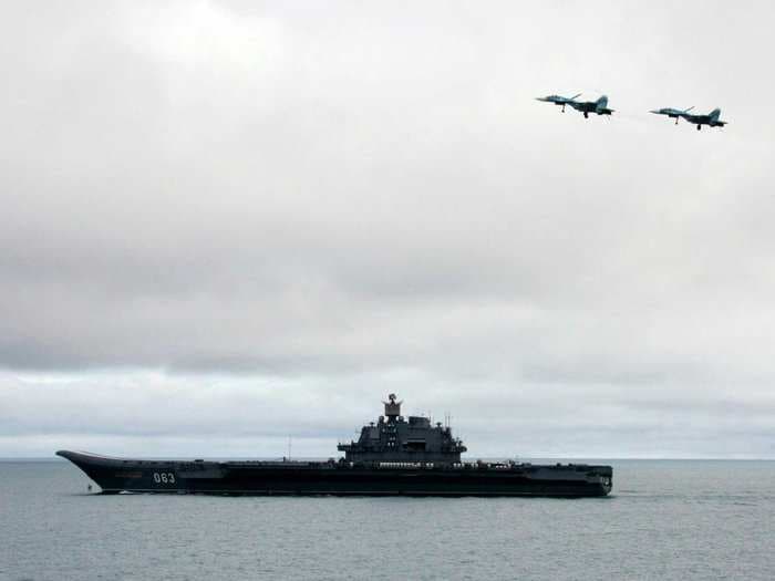 Russia is sending its sole aircraft carrier to Syria to mimic US naval power