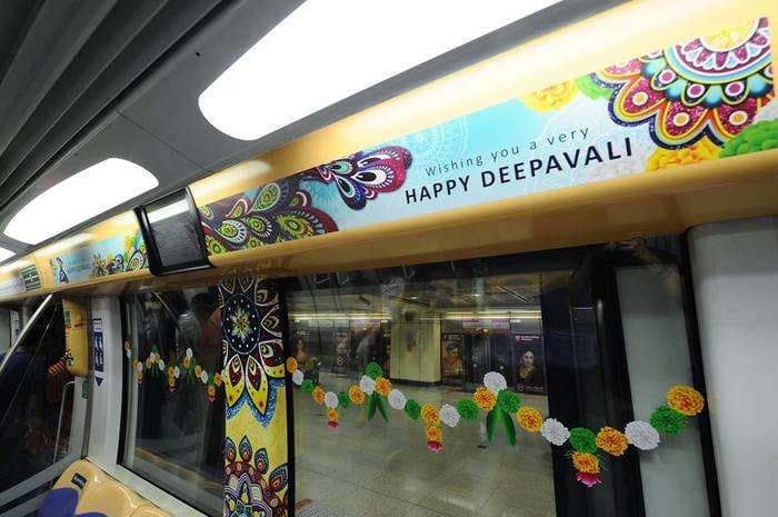 Singapore’s
Diwali-themed trains are nothing like you’ve seen before. Take a look