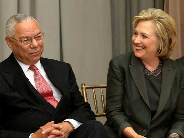 Colin Powell says he's voting for Hillary Clinton in November